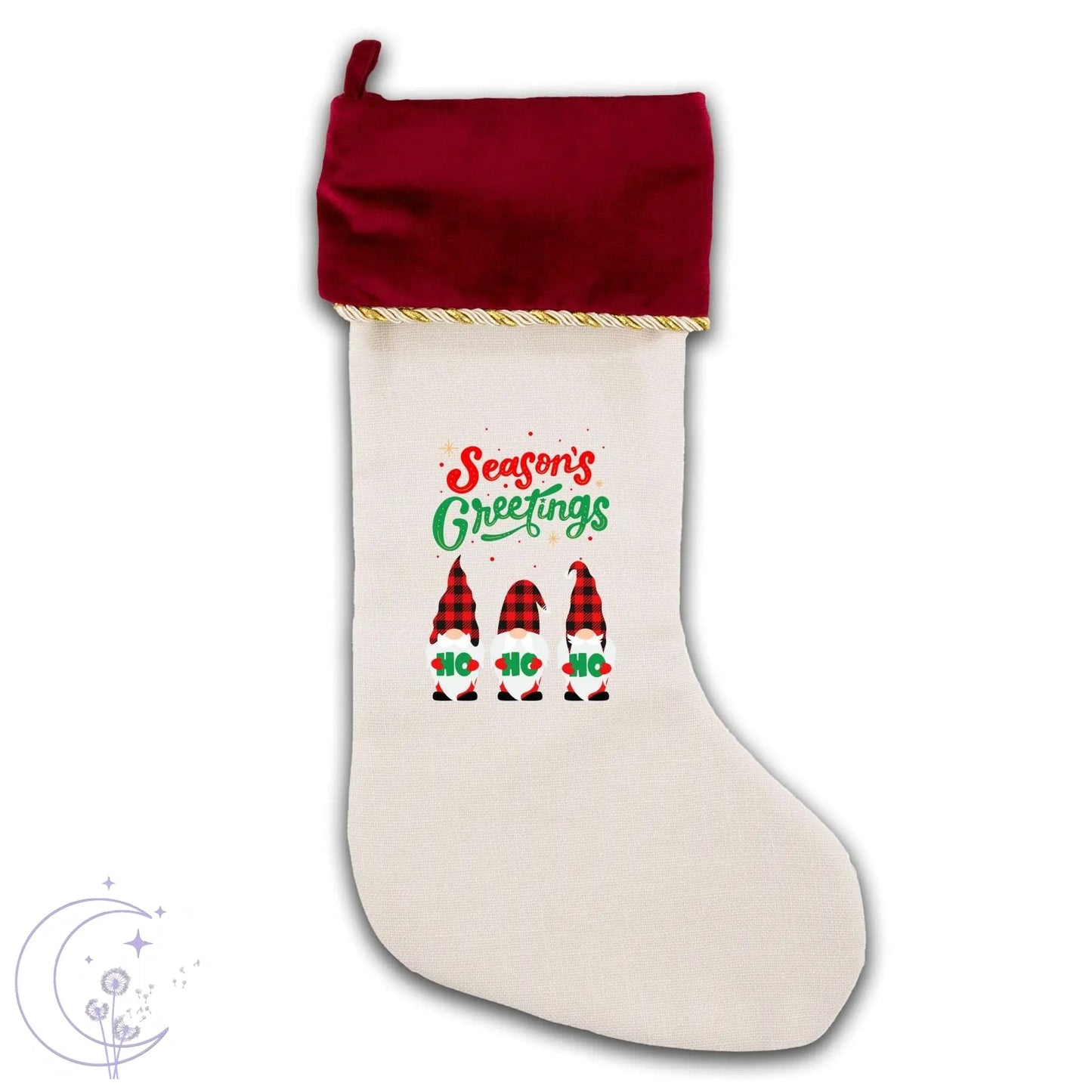 Christmas Gnomes Stocking 