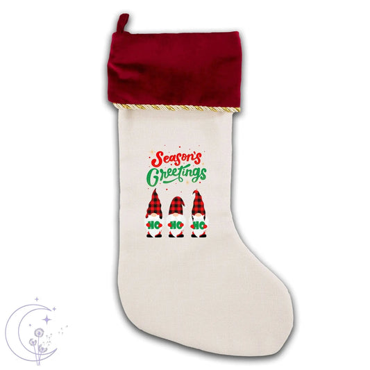 Christmas Gnomes Stocking 