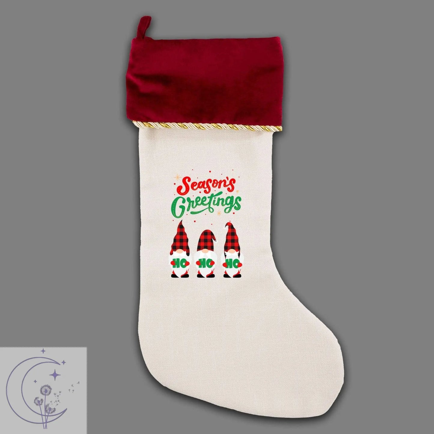 Christmas Gnomes Stocking 