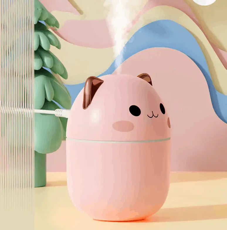 Cute Cat Humidifier Pink 1 pc