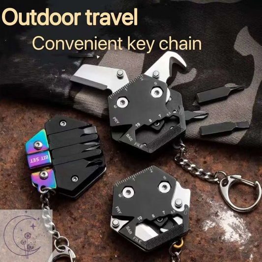 Hexagon Screwdriver Keychain 