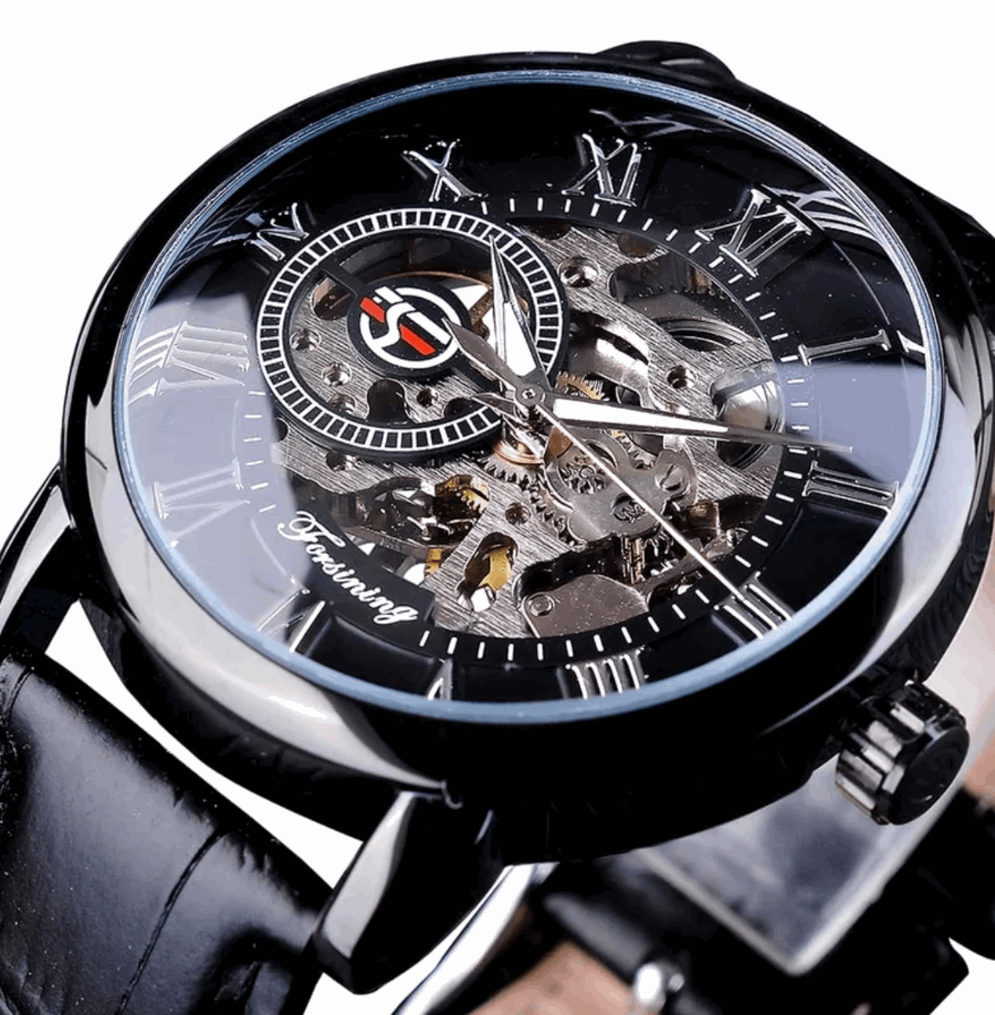 Men Luxury Brand Watch Black